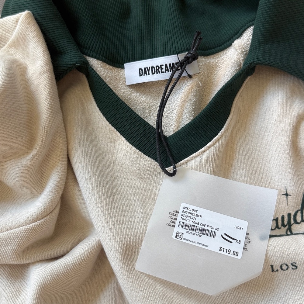 NWT Daydreamer That's Your Cue Polo Sweatshirt - Picture 8 of 10
